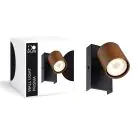 D'Lite Luce Da Parete Prisma Metallo Rame | IP20 - Adatto per 1x GU10